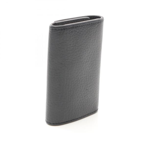 Gucci Leather Black Marmont Key Case GG - Picture 1 of 7